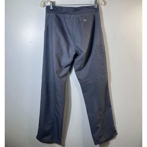 Womens Figs Casma Kade Scrub Set Graphite Gray S Polyester Rayon Spandex #1 - Picture 7 of 12